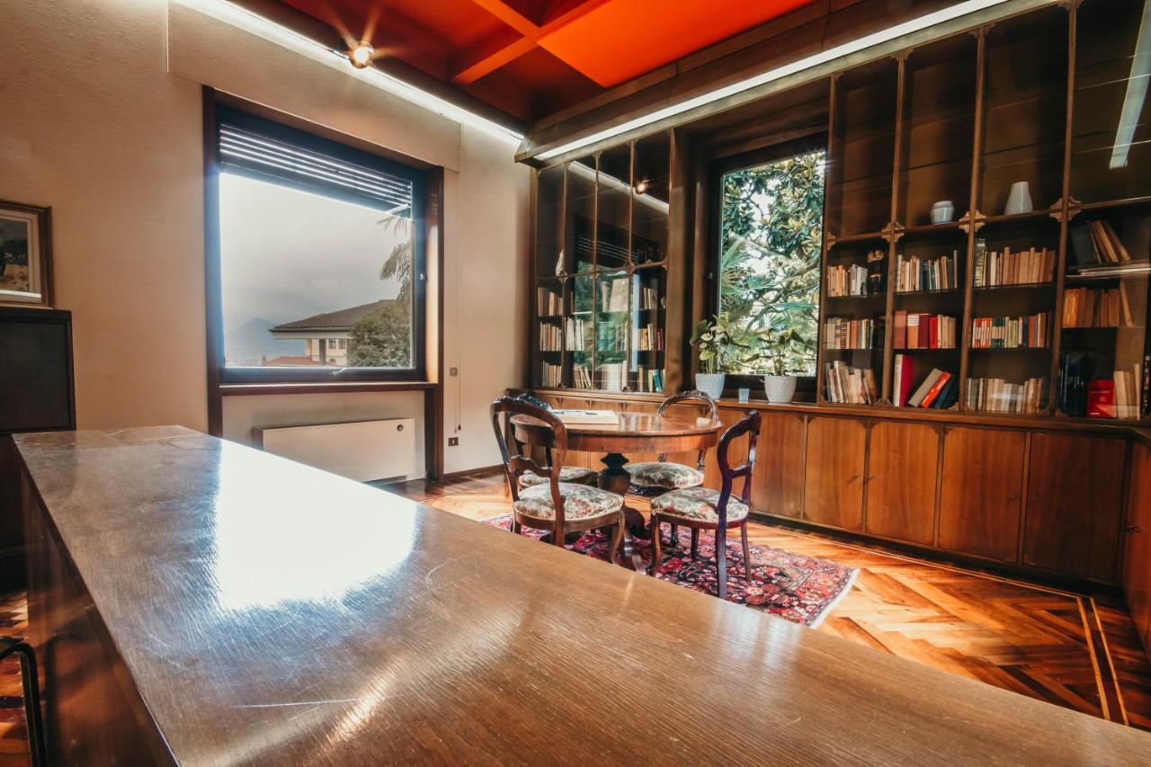 Library Apartment - Villa Candela Стреза Екстериор снимка